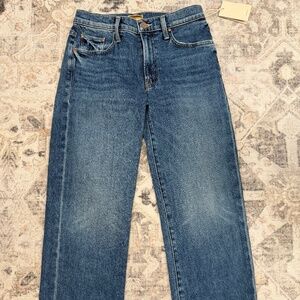 MOTHER mid rise rambler ankle zip